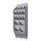 SKUSHOPS 16 Pockets Over The Door Shoe Organizer 5 Tier Shoe Rack for Door with 6 Hooks Behind Door Hanging Storage Shelf for